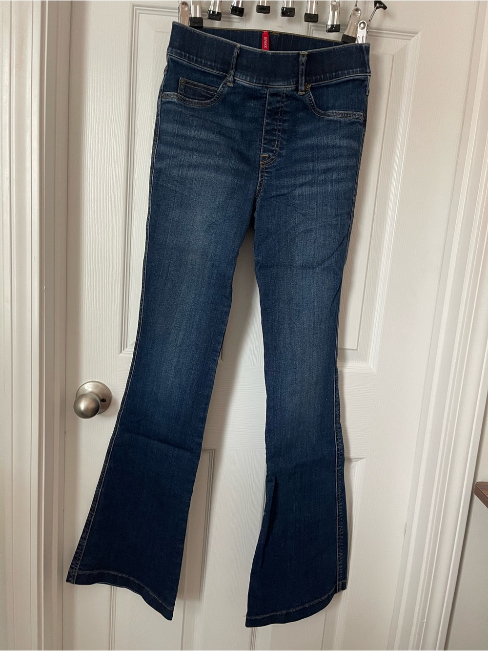 SPANX Dark Blue Flare Jeans